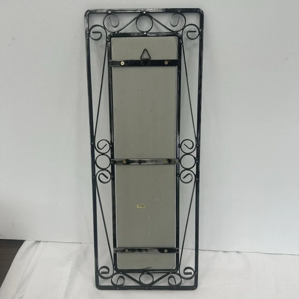 French Country Iron Scroll Floral Wall Farmhouse Botanical‎ Lavender Foxglove